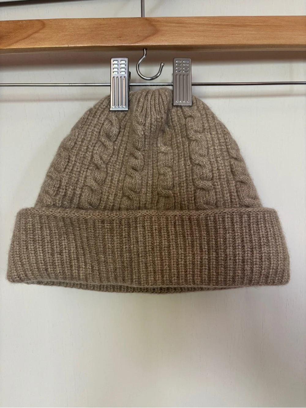 Kids Biella Cable Knit Beanie Fisherman Minimalist Timeless Preppy Quiet Luxury